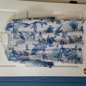 Gretchen Scott turtle top size medium